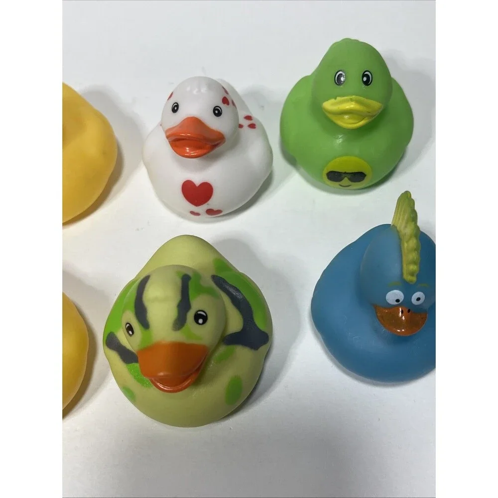 Lot of 14 Rubber Duckies, Jeep Ducking Party Favors Jeep Ducking